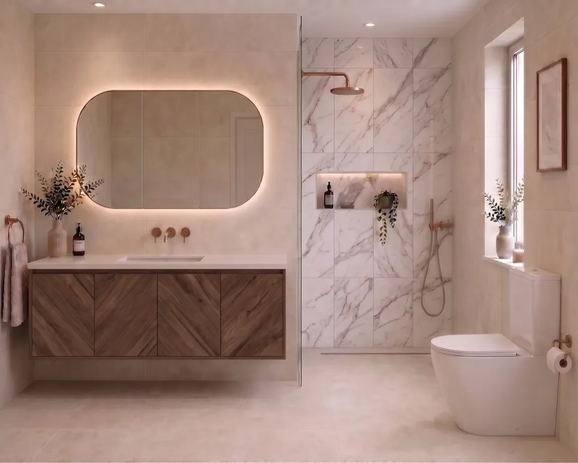Bathroom after